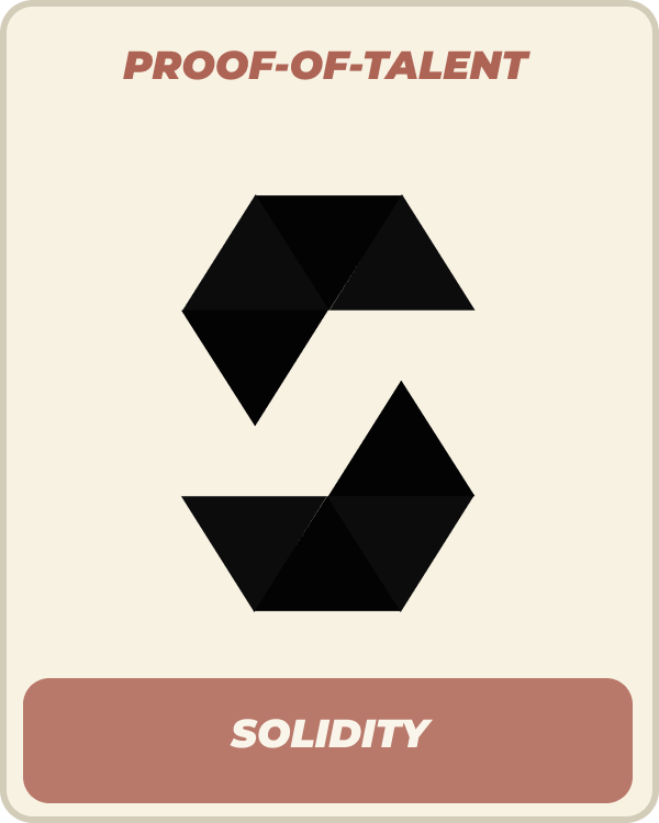 Web3 Badge | Solidity Skill