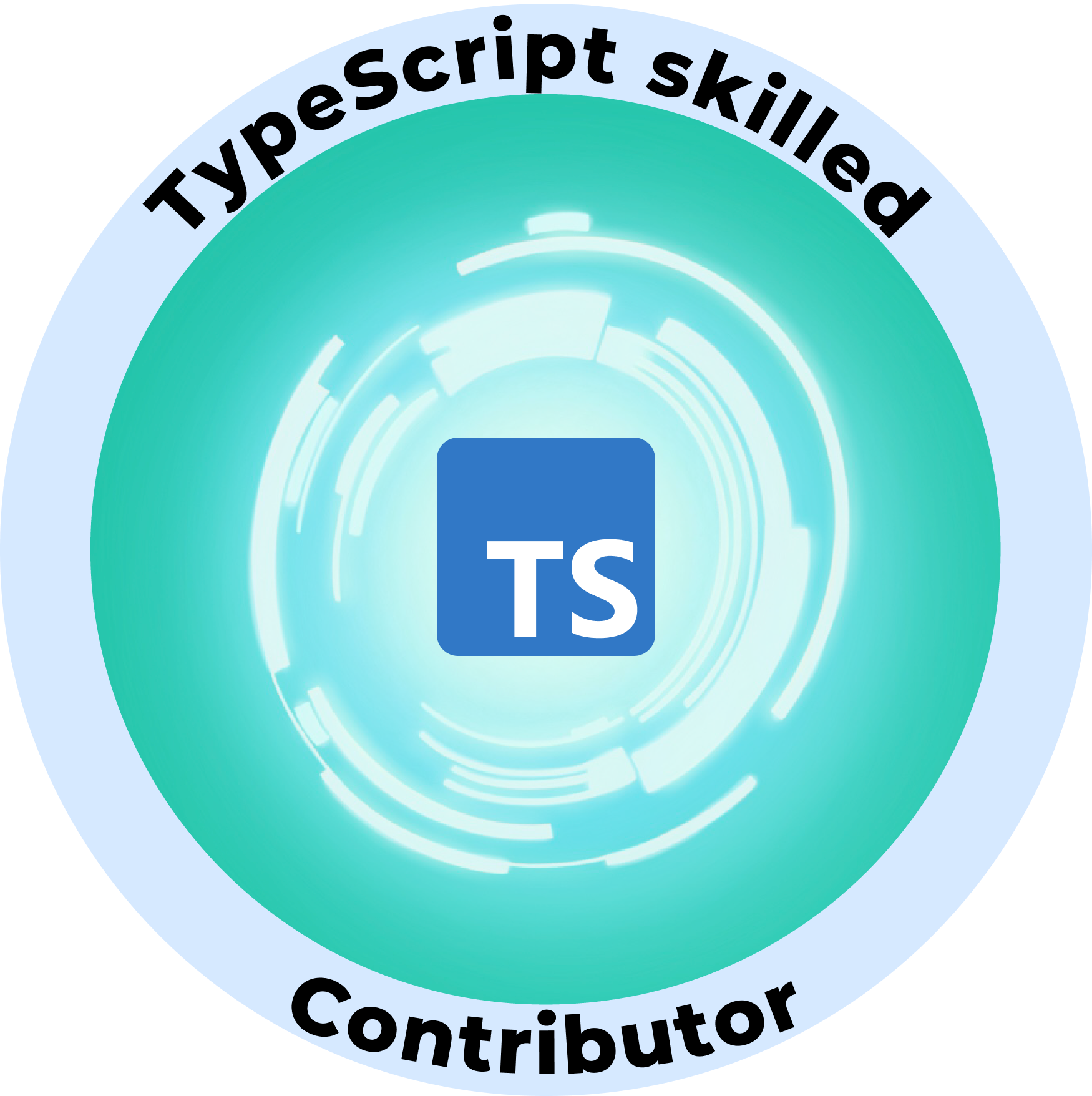 Badge Typescript Skilled Contributor